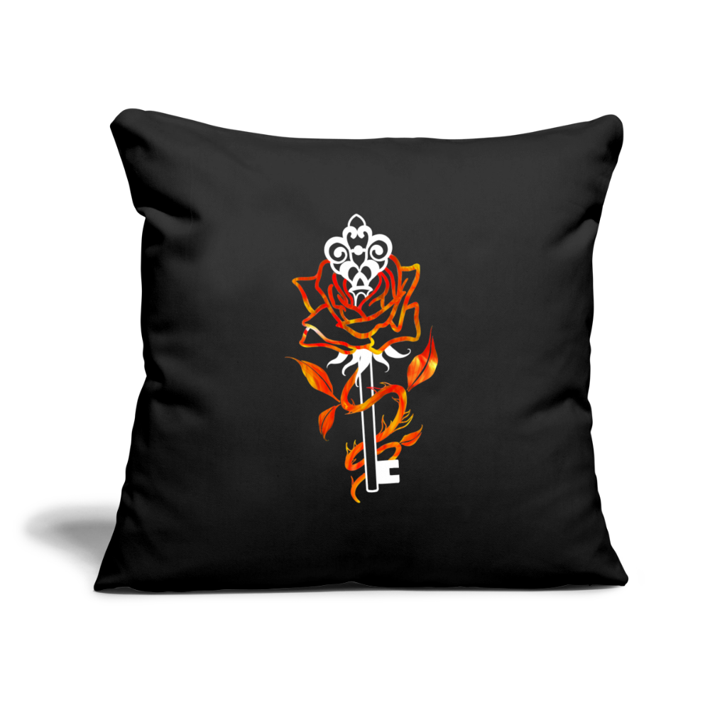 Logo | Sofa Pillow - black