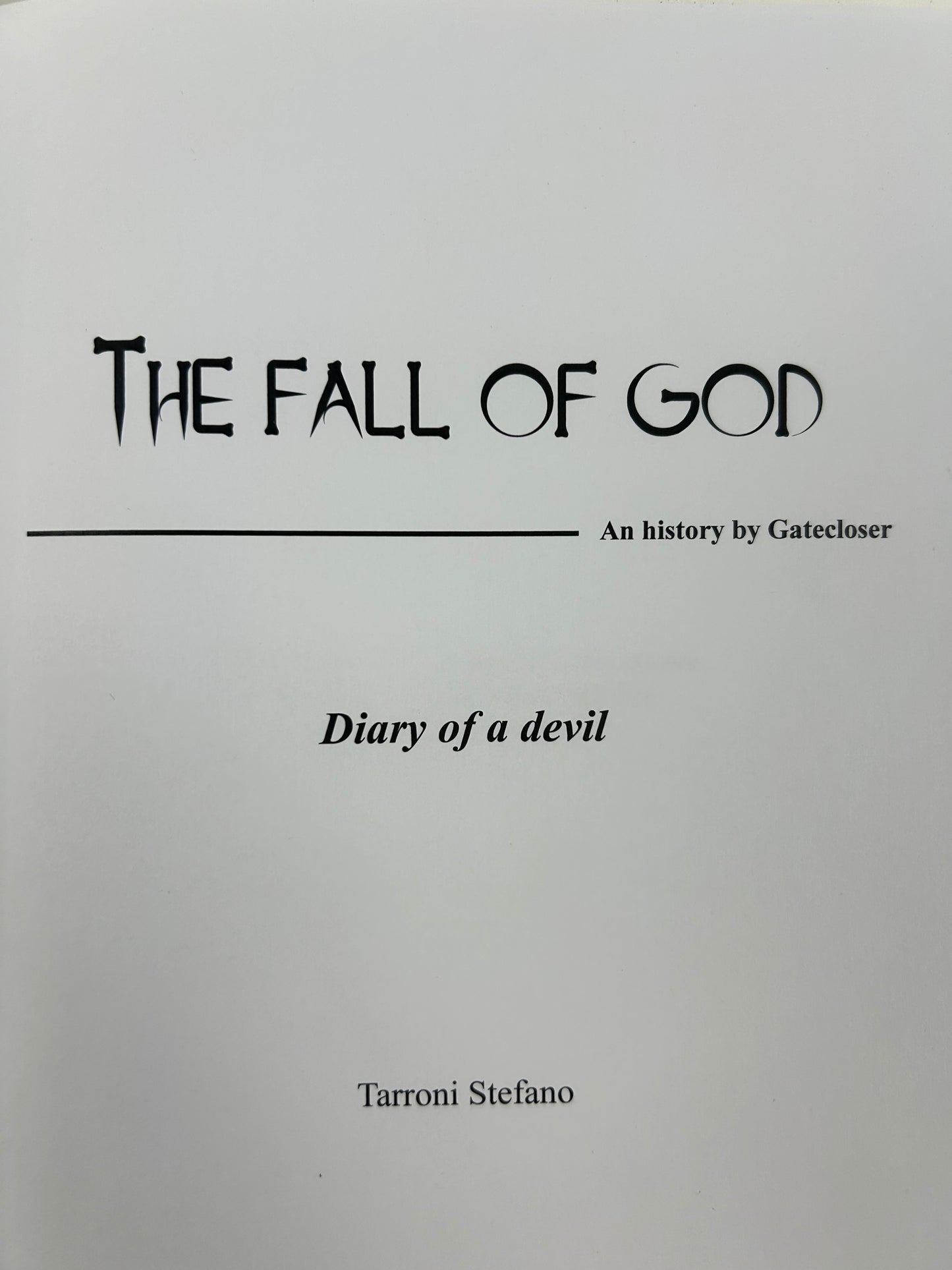 Storybook | The Fall of God