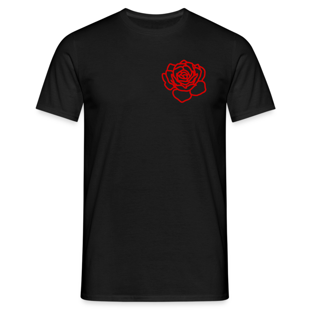 Red Rose | T-Shirt - black