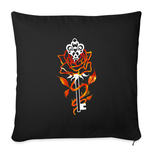 Logo | Sofa Pillow - black