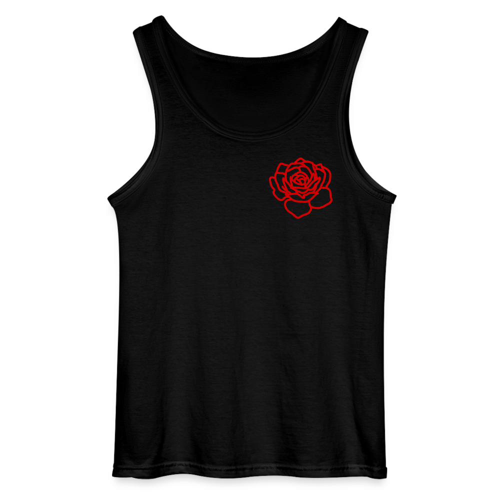 Red Rose | Tank Top - black