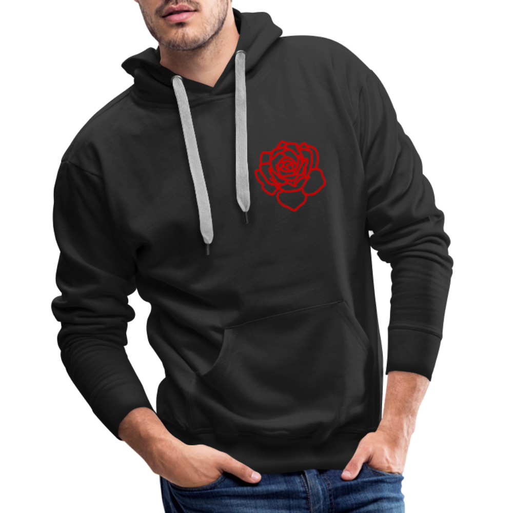 Red Rose | Premium Hoodie - black