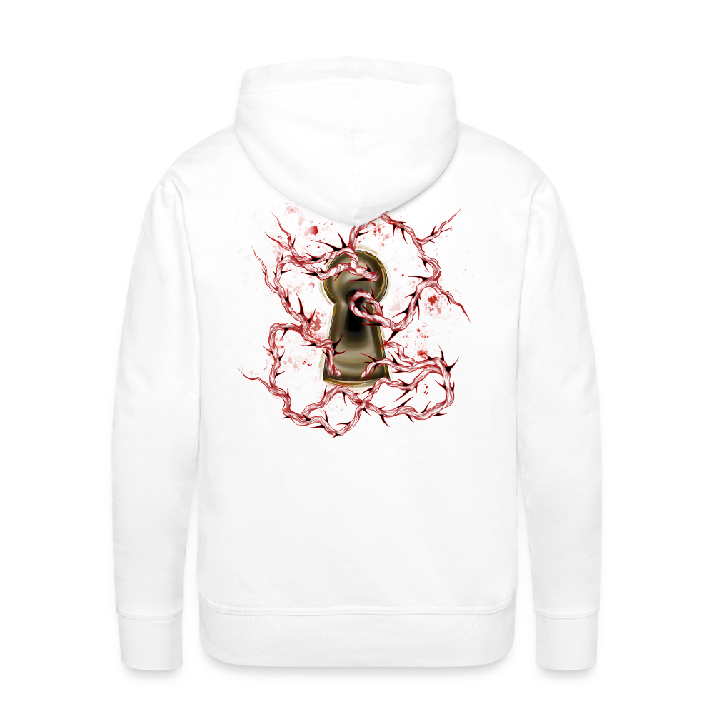 Red Rose | Premium Hoodie - white