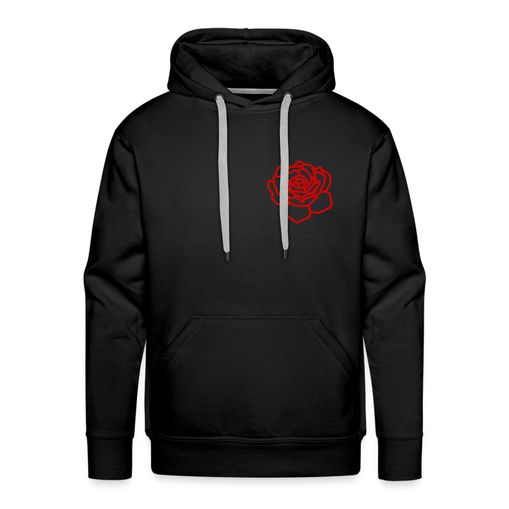 Red Rose | Premium Hoodie - black