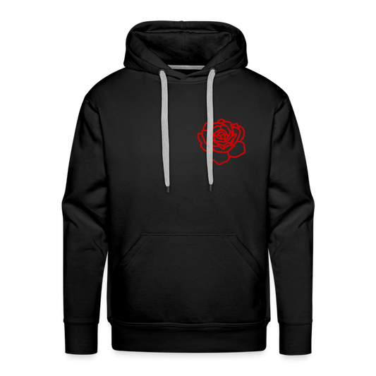 Red Rose | Premium Hoodie - black