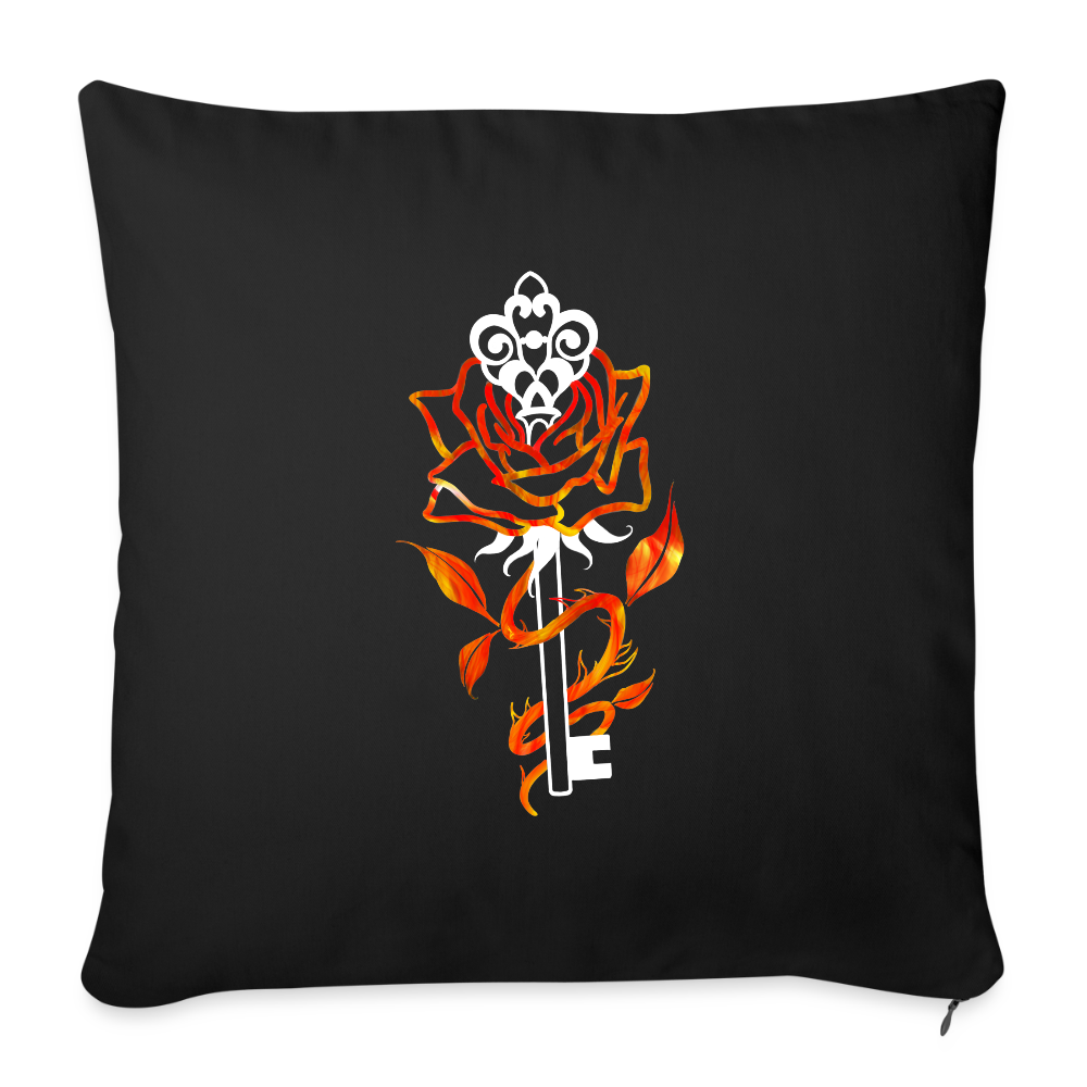 Logo | Sofa Pillow - black