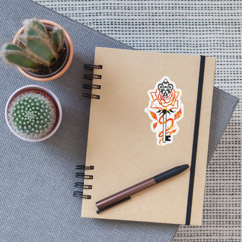 Logo | Sticker - white matte